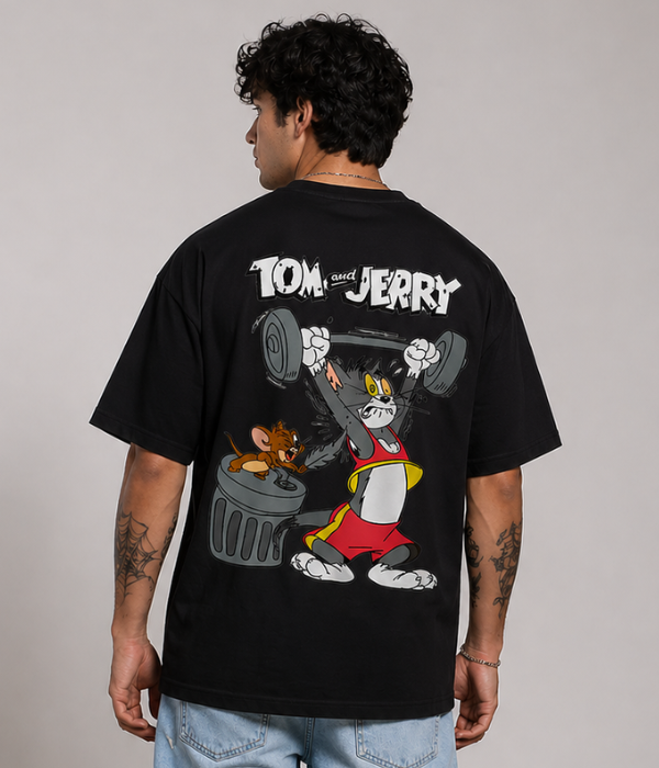 ' Tom & Jerry ' Men Oversized T-shirt [ Unisex ]