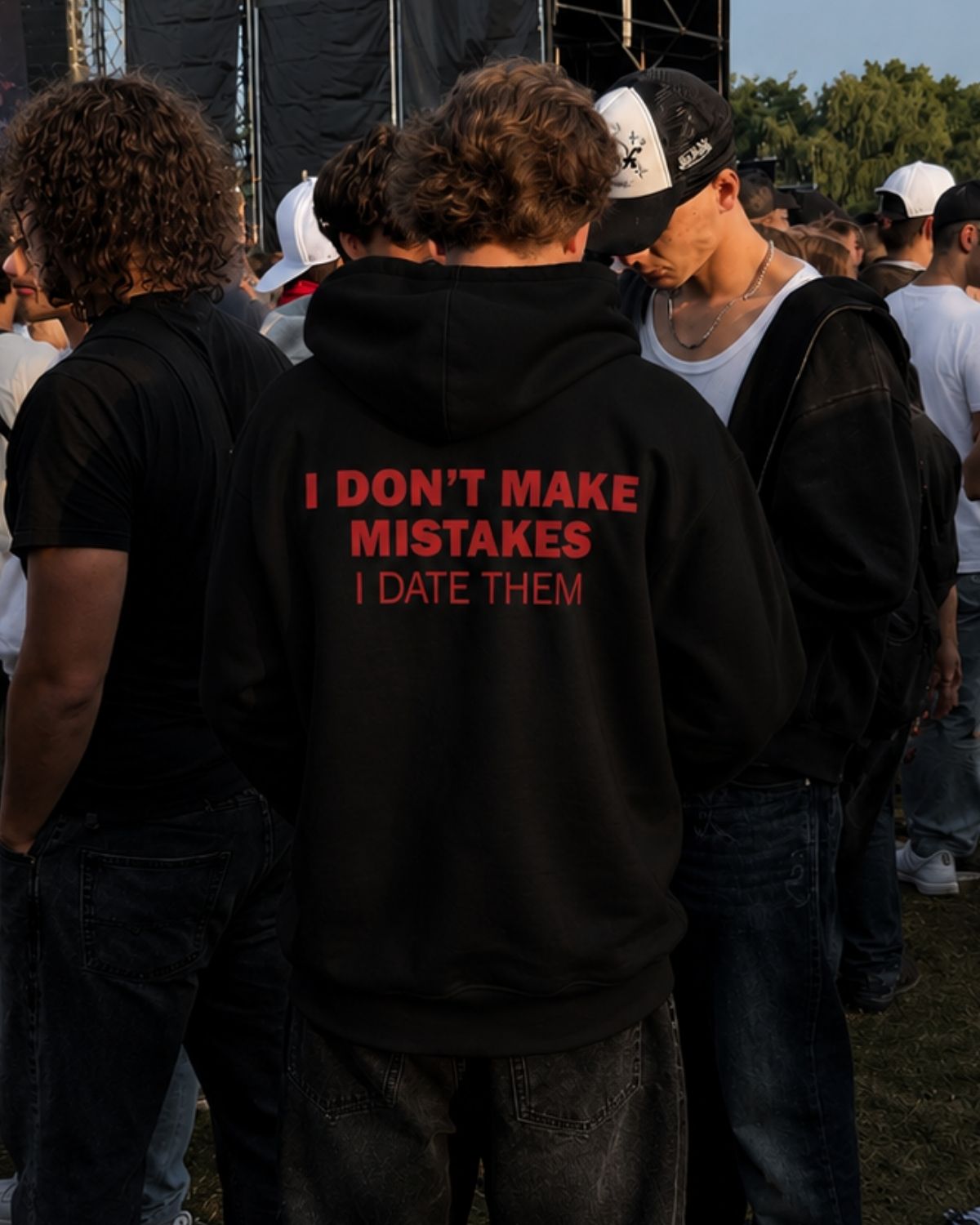 I DON'T MAKE MISTAKES I DATE THEM - Oversized Hoodie [ Unisex ]