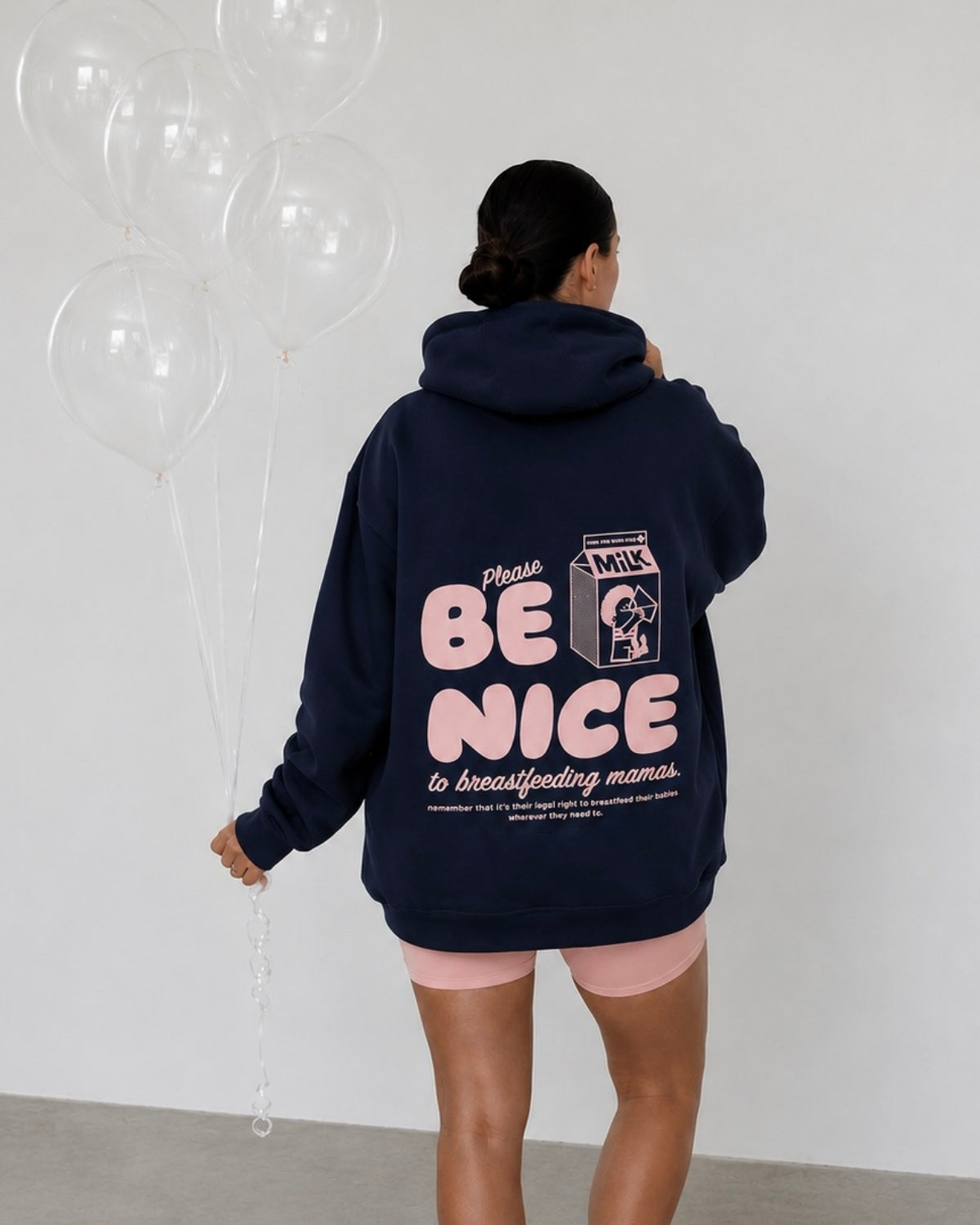 BE NICE - Women Oversized Hoodie