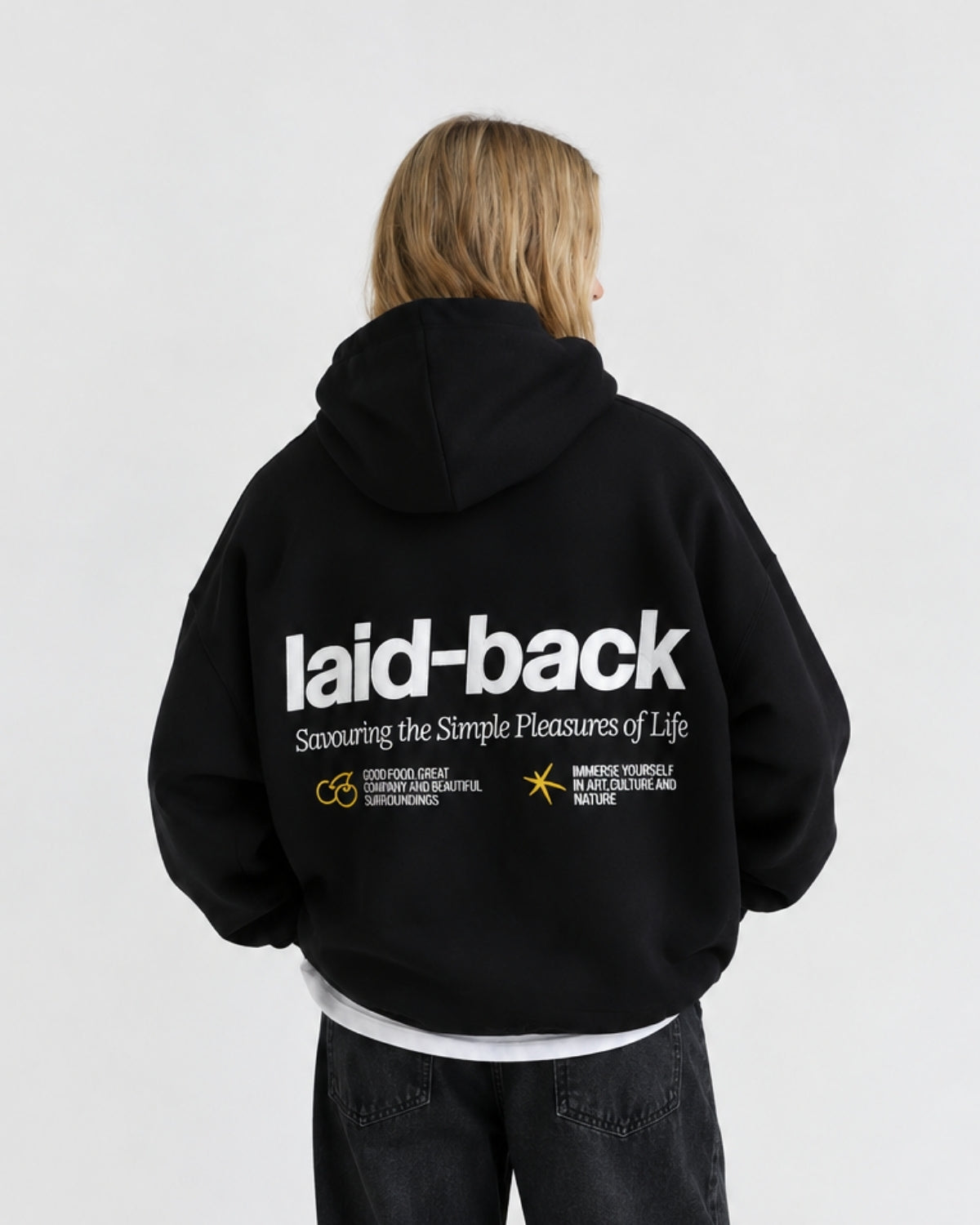 LAID BAC(K)- Women Oversized Hoodie