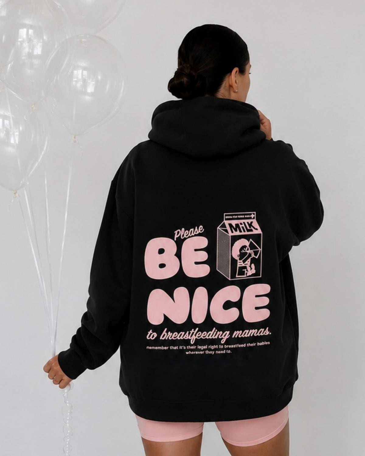BE NICE - Women Oversized Hoodie
