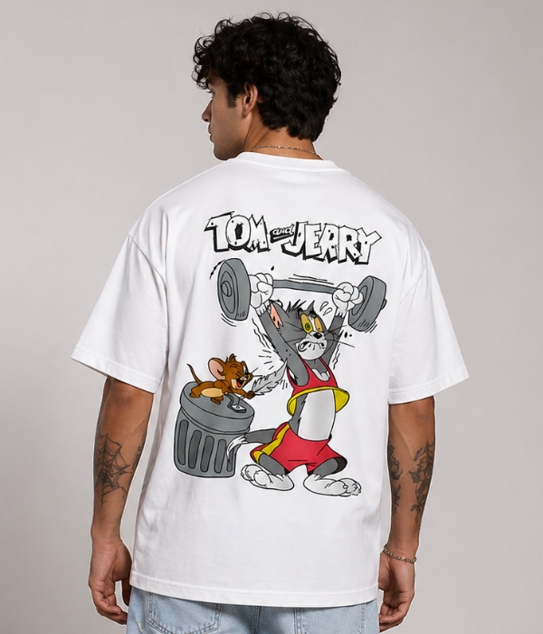 ' Tom & Jerry ' Men Oversized T-shirt [ Unisex ]