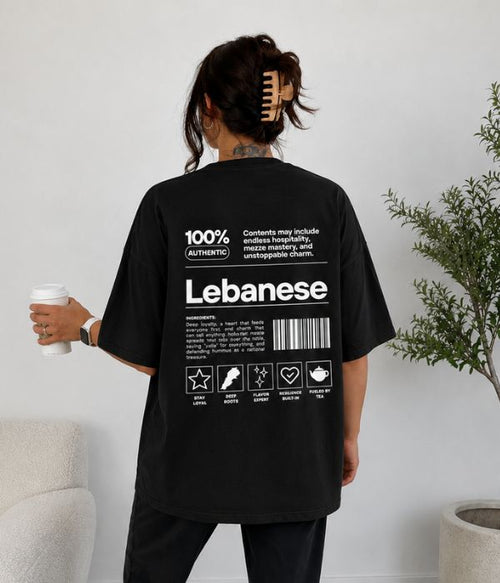 LEBANESE - Women Oversized T-shirt