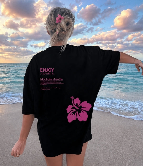 Enjoy - Women Oversized T-shirt