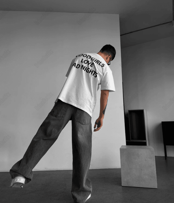 Good Girls Love Bad Nights -  Men Oversized T-shirt [ Unisex ]