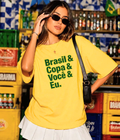 BRAZIL  - Women Oversized T-shirt  [ Unisex ]