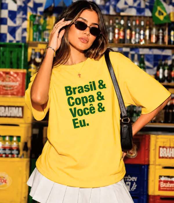 BRAZIL  - Women Oversized T-shirt  [ Unisex ]
