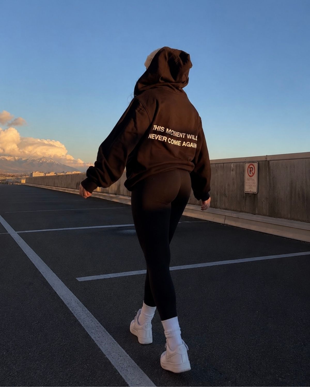 THIS MOMENT WILL NEVER COME AGAIN - Women Oversized Hoodie