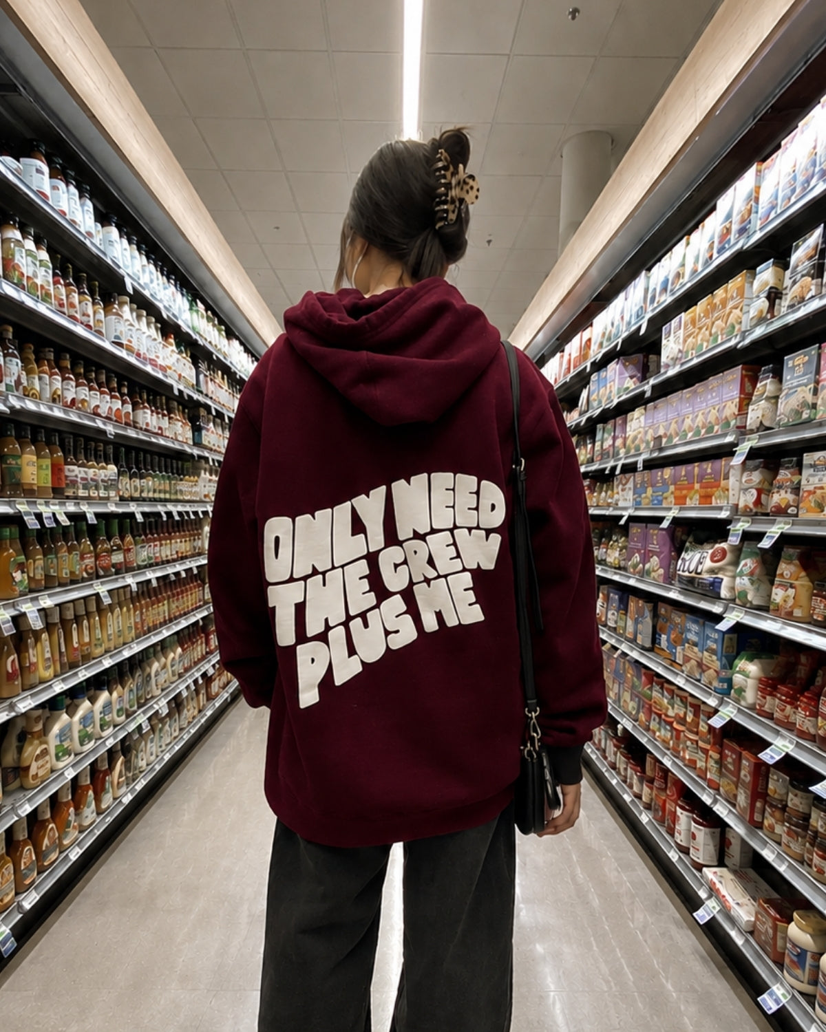 ONLY NEED THE CREW PLUS ME - Women Oversized Hoodie