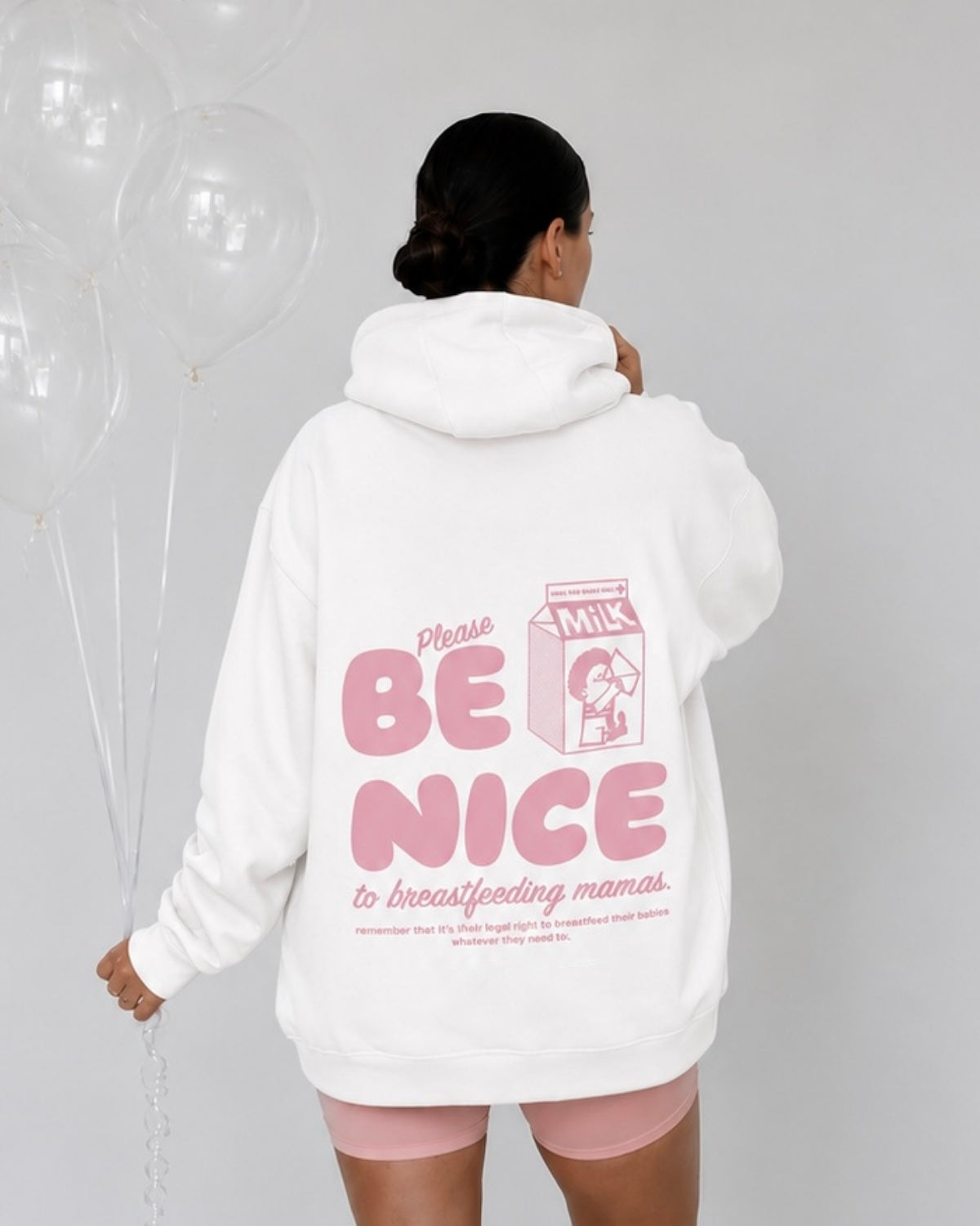 BE NICE - Women Oversized Hoodie