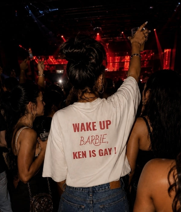WAKE UP BABY KEN IS GAY!  - Women Oversized T-shirt