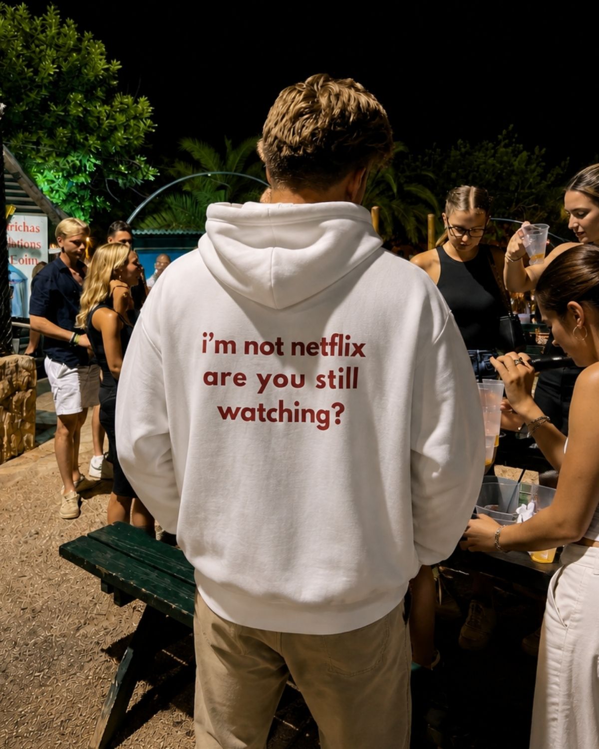 I'M NOT NETFLIX ARE YOU STILL WATCHING - Oversized Hoodie [ Unisex ]