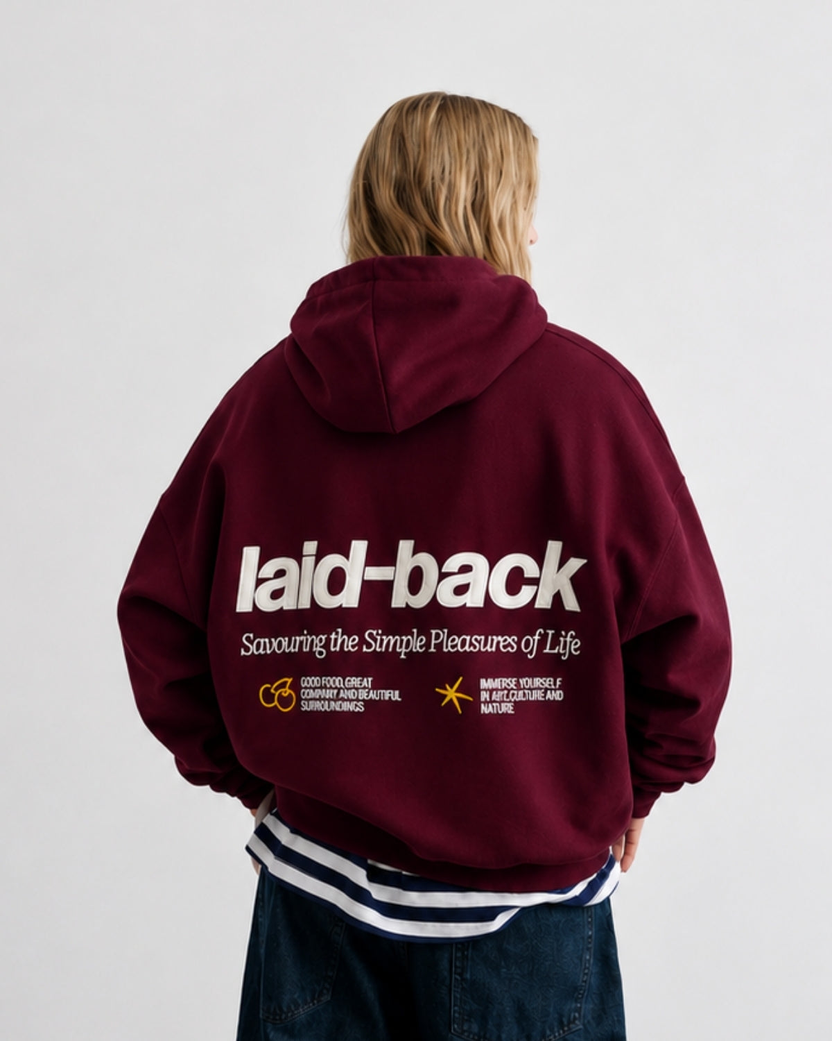 LAID BAC(K)- Women Oversized Hoodie