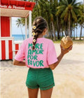 MORE AMOR POR FAVOR - Women Oversized T-shirt