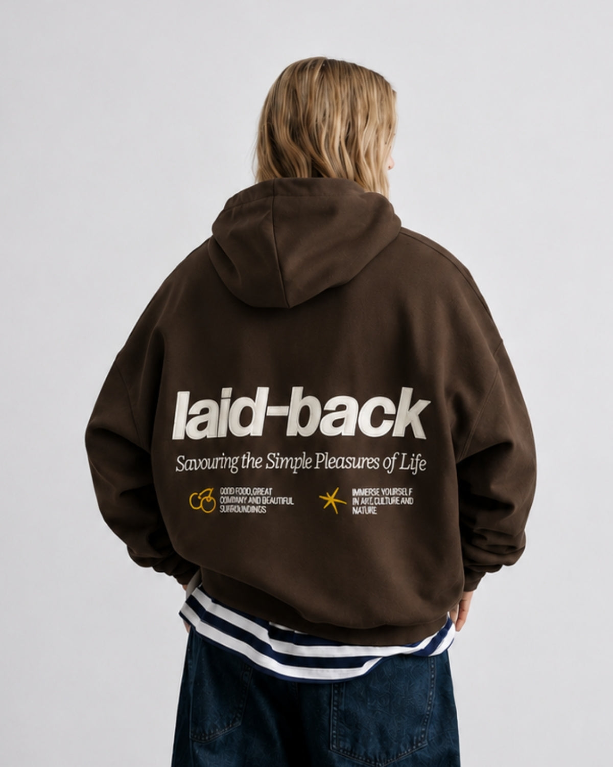 LAID BAC(K)- Women Oversized Hoodie