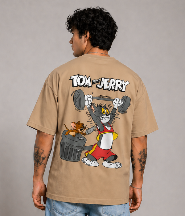 ' Tom & Jerry ' Men Oversized T-shirt [ Unisex ]