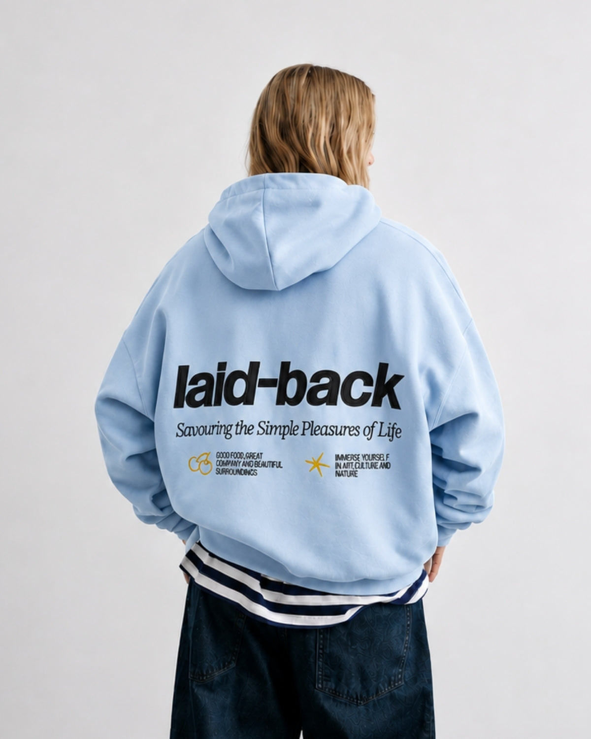 LAID BAC(K)- Women Oversized Hoodie