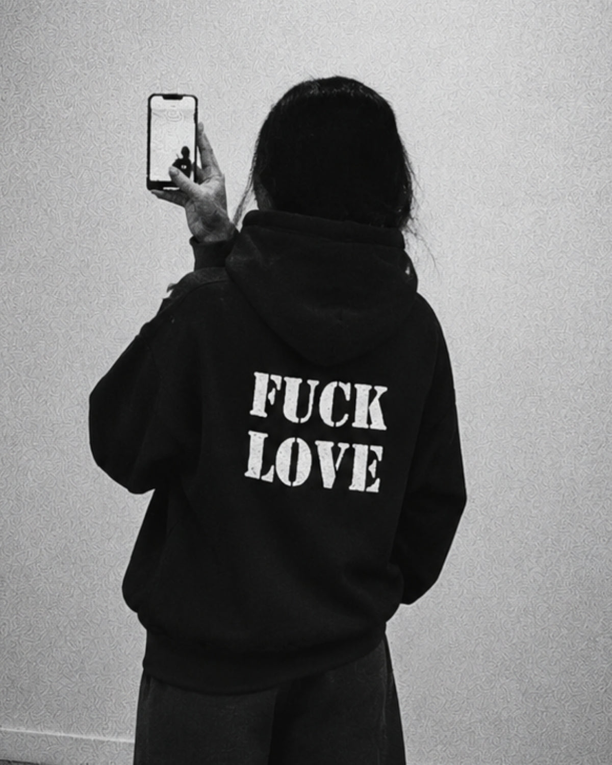 FUCK LOVE - Women Oversized Hoodie