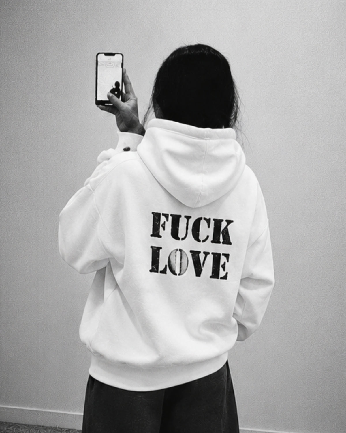 FUCK LOVE - Women Oversized Hoodie