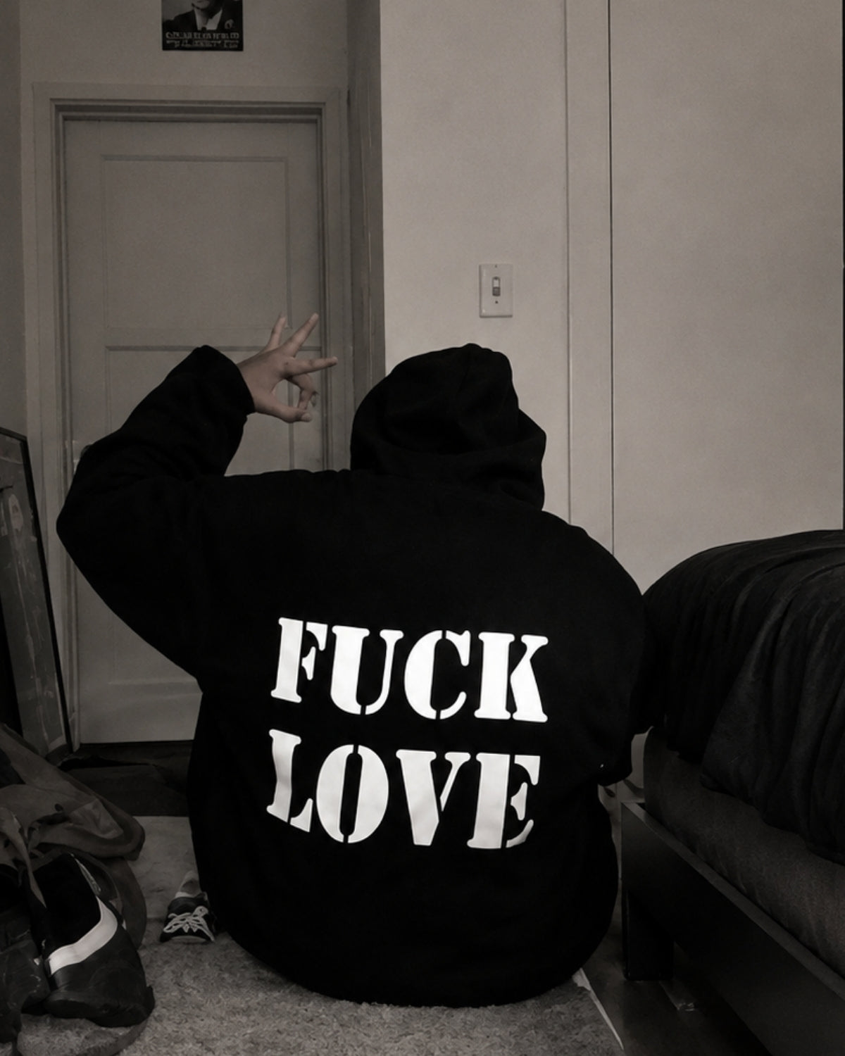 FUCK LOVE - Oversized Hoodie [ Unisex ]