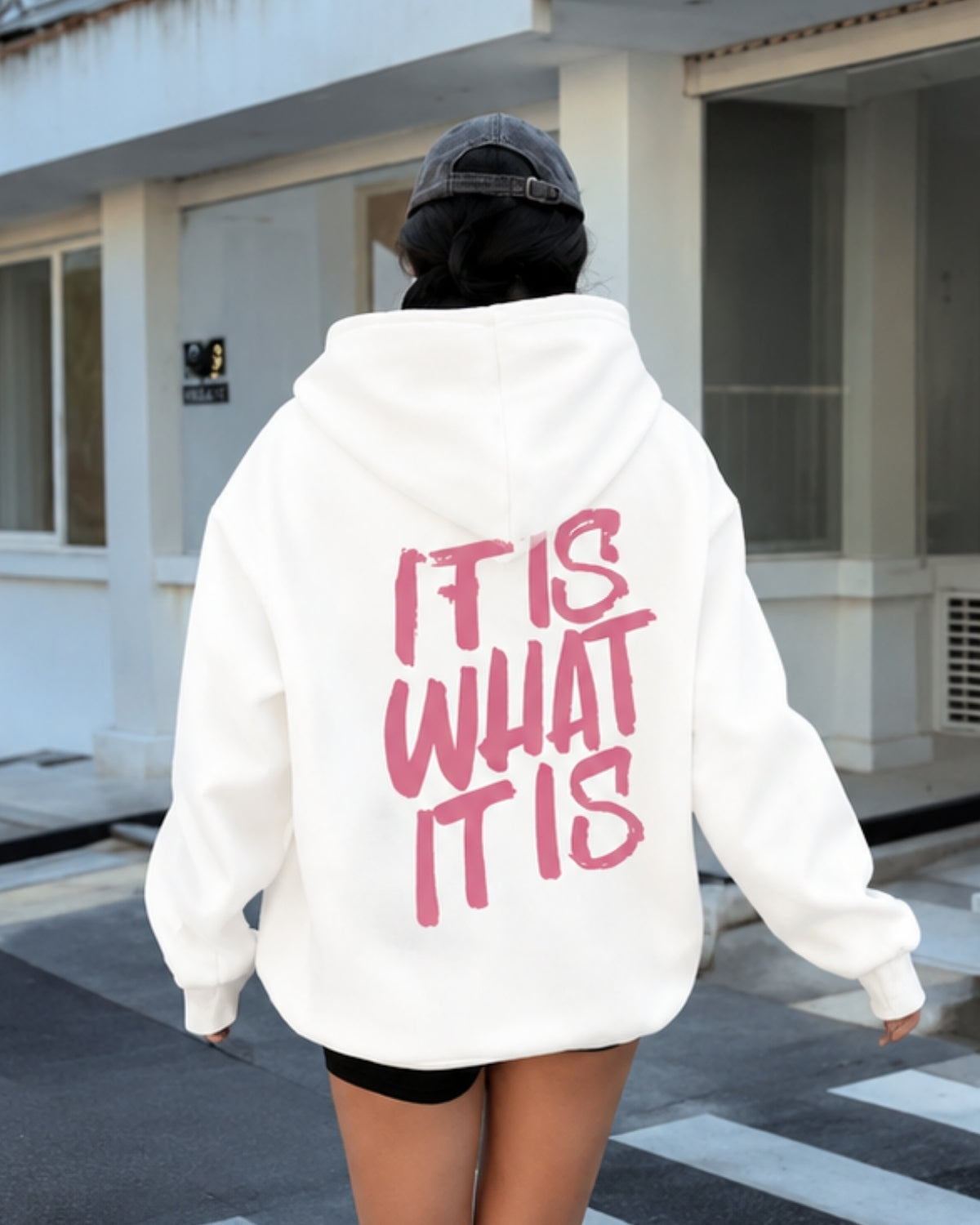 IT IS WHAT IT IS - Women Oversized Hoodie