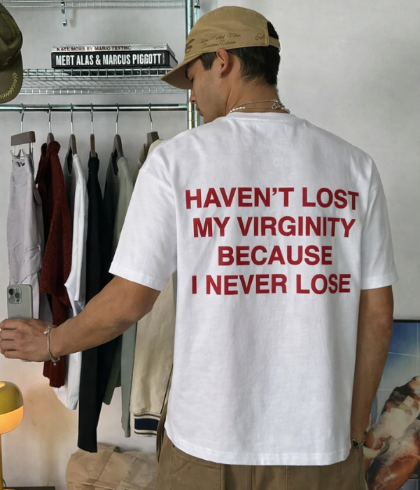 I NEVER LOSE -  Men Oversized T-shirt [ Unisex ]