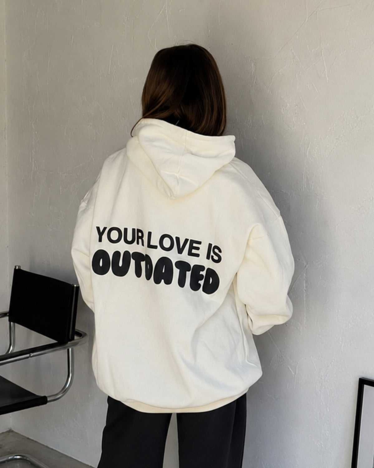 YOUR LOVE IS OUTDATED - Women Oversized Hoodie