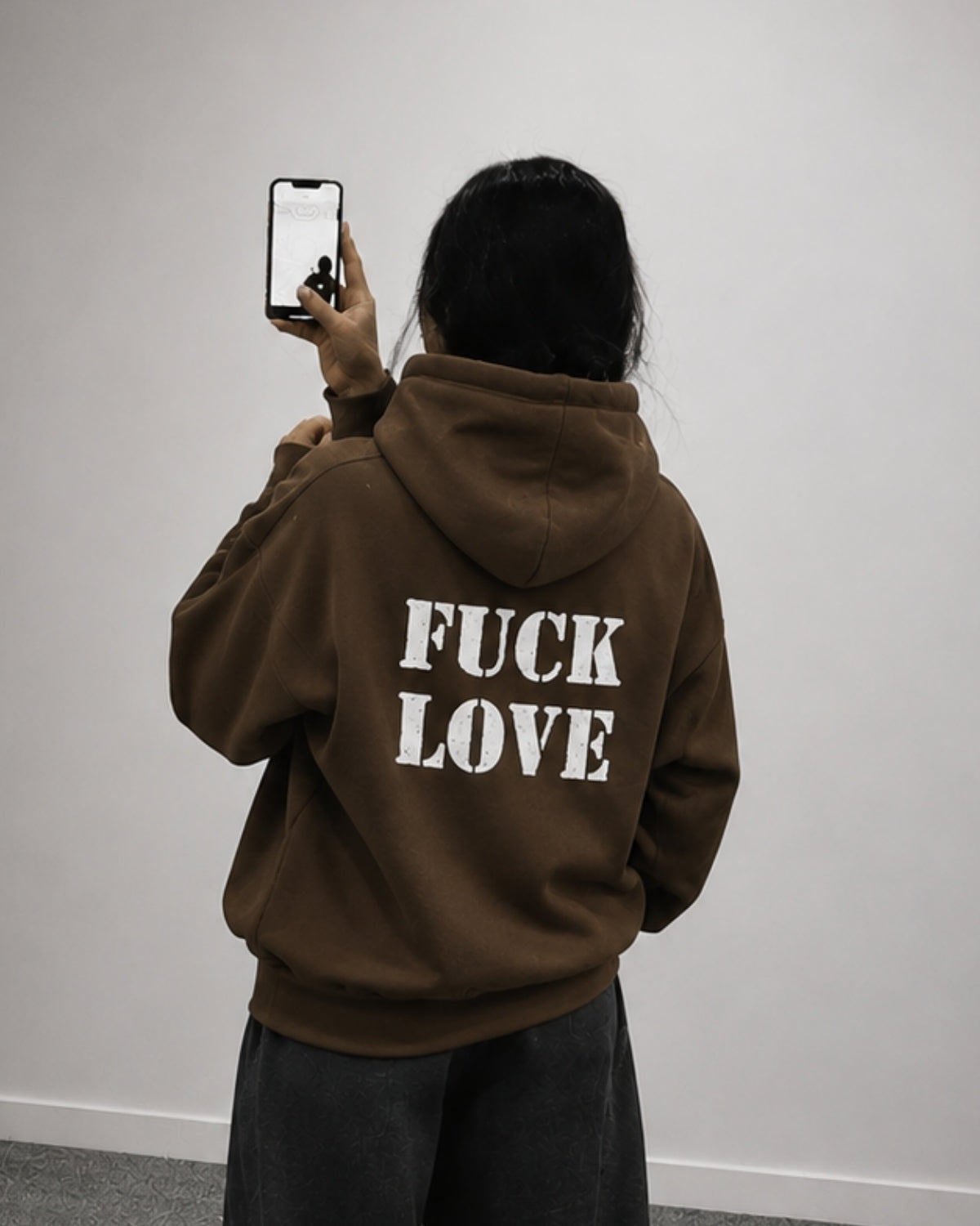 FUCK LOVE - Women Oversized Hoodie
