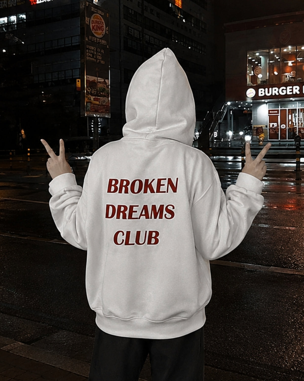 BROKEN DREAMS CLUB - Women Oversized Hoodie