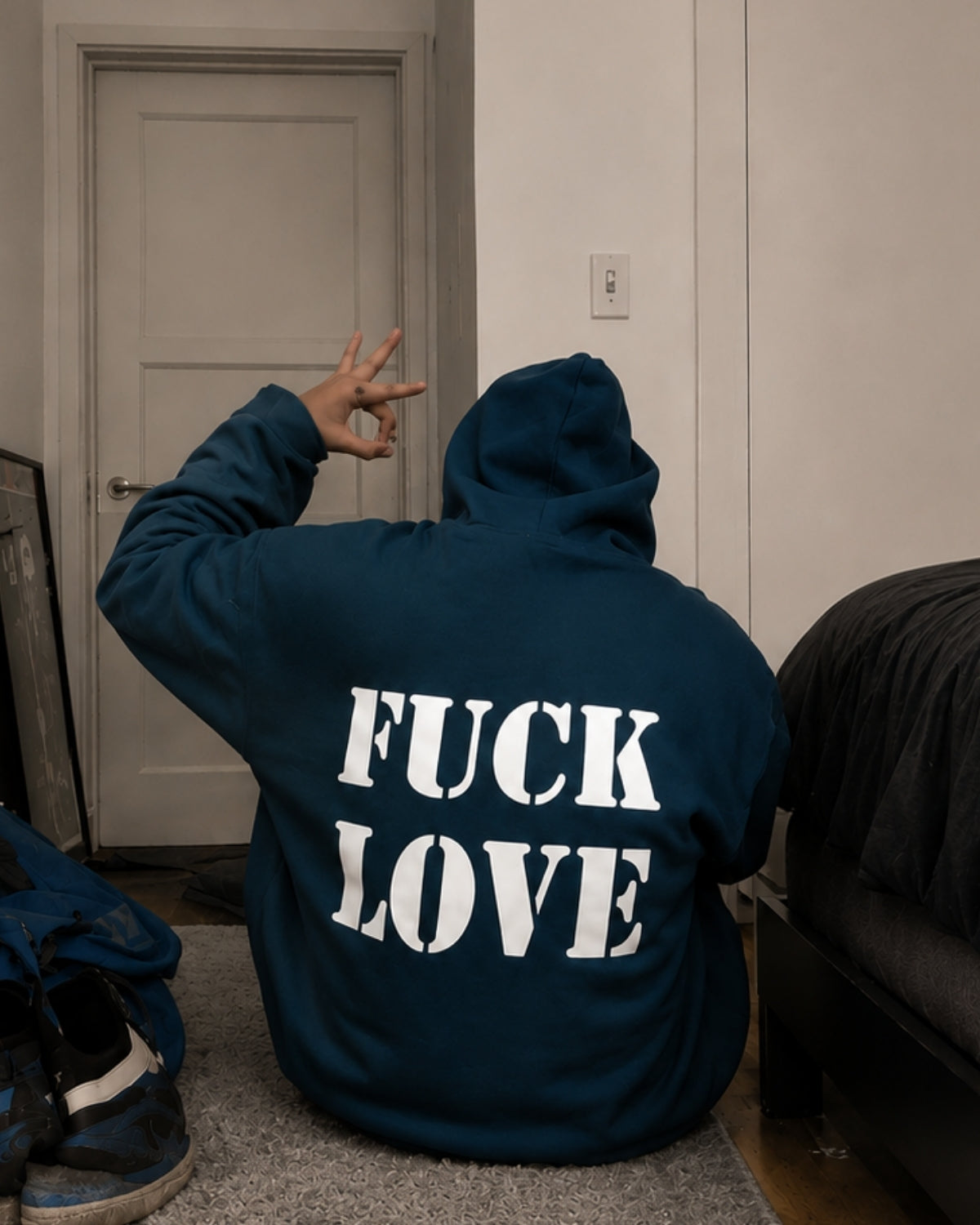 FUCK LOVE - Oversized Hoodie [ Unisex ]