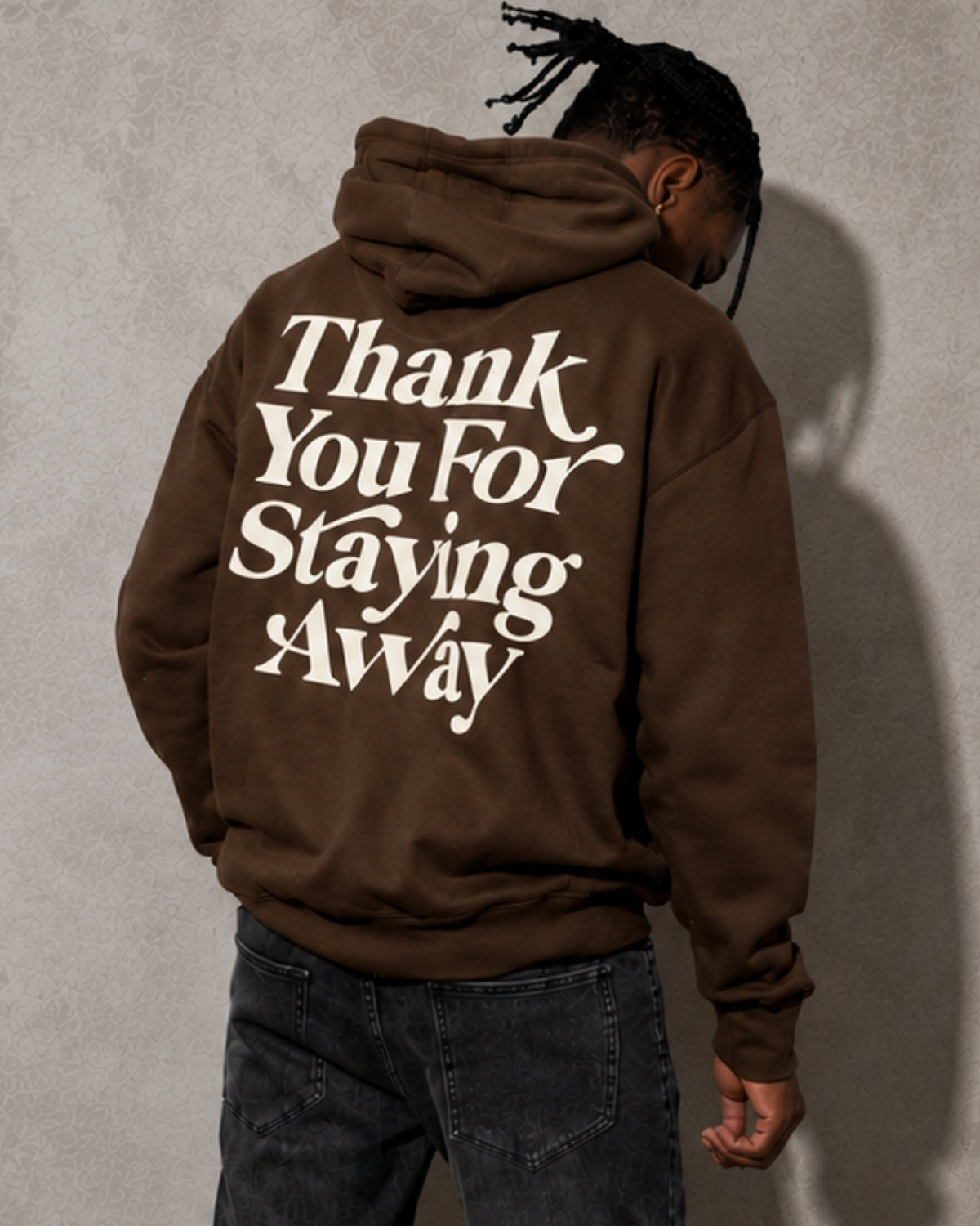 Thank You For Staying Away - Oversized Hoodie [ Unisex ]
