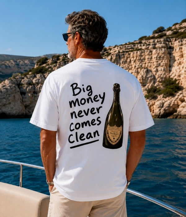 Big money never comes clean - Oversized T-shirt  [ Unisex ]