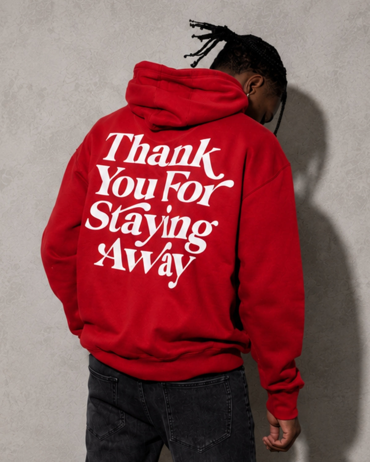 Thank You For Staying Away - Oversized Hoodie [ Unisex ]