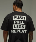 Gym Slogan -  Men Oversized T-shirt [ Unisex ]