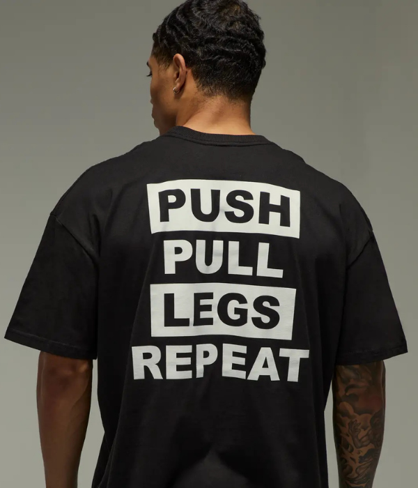Gym Slogan -  Men Oversized T-shirt [ Unisex ]