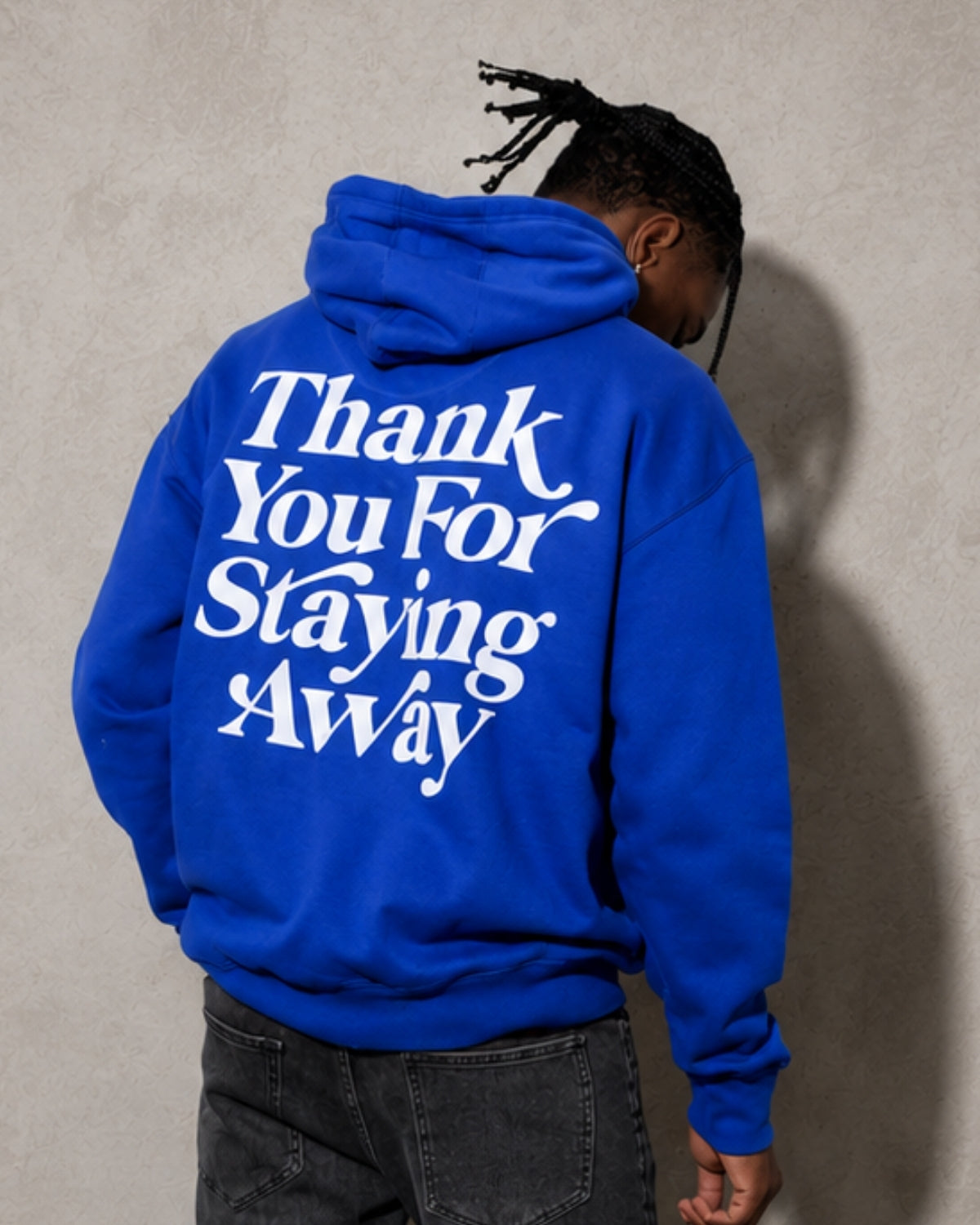 Thank You For Staying Away - Oversized Hoodie [ Unisex ]