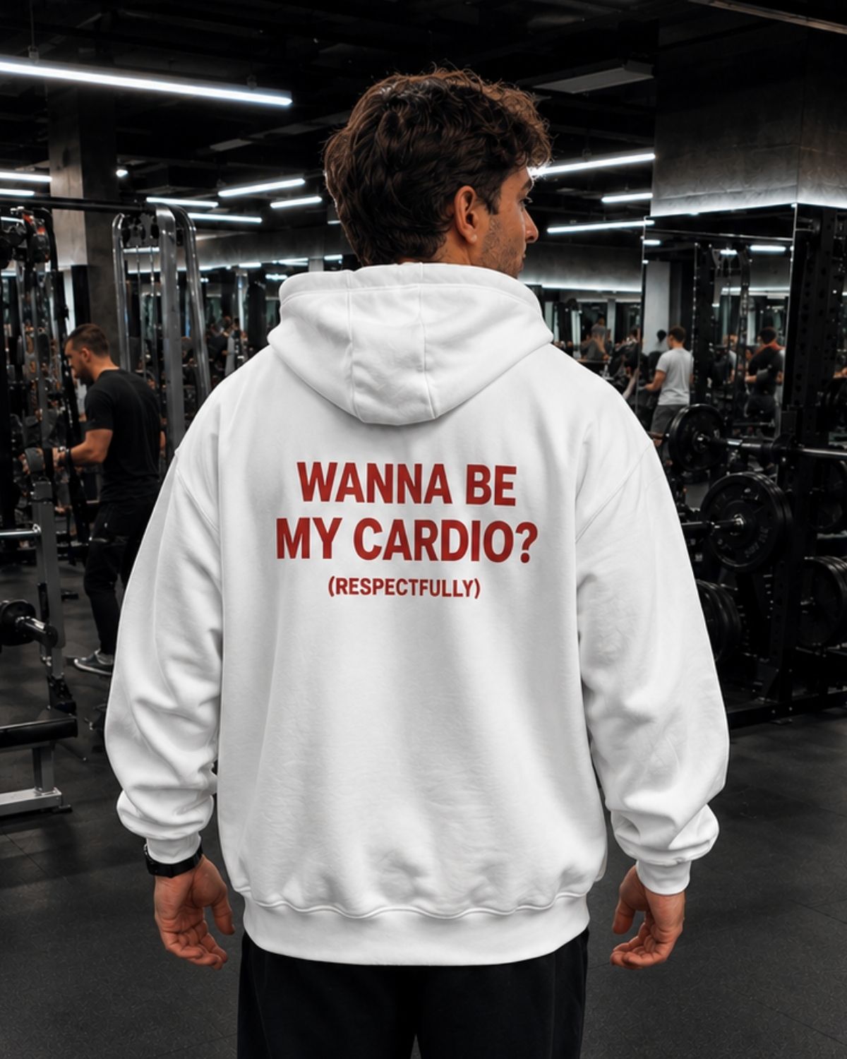 WANNA BE MY CARDIO - Oversized Hoodie [ Unisex ]