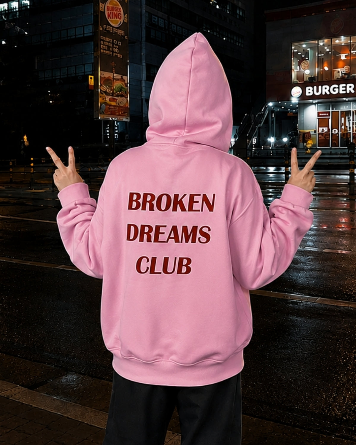 BROKEN DREAMS CLUB - Women Oversized Hoodie
