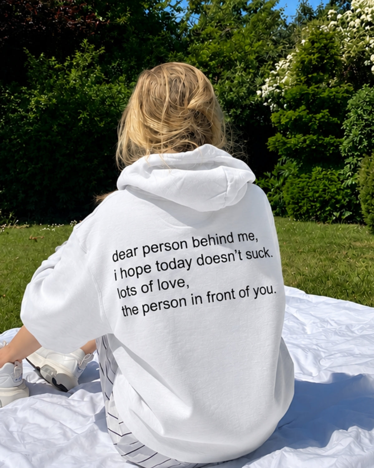 DEAR PERSON BEHIND ME, - Women Oversized Hoodie