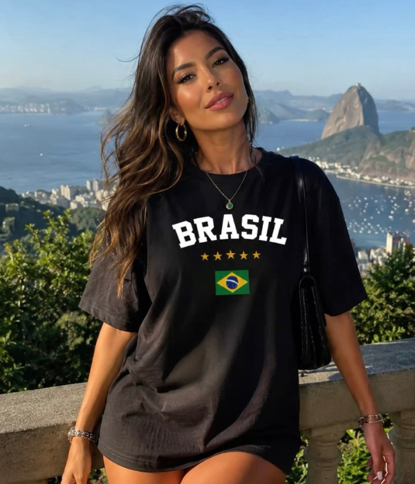 Brazil  - Women Oversized T-shirt  [ Unisex ]