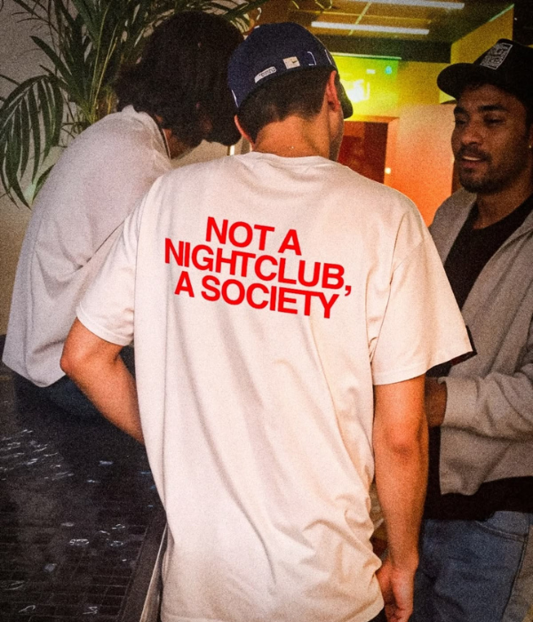 Not A NightClub A Society - Oversized T-shirt  [ Unisex ]