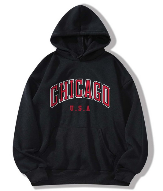 ' Chicago ' Oversized Hoodie