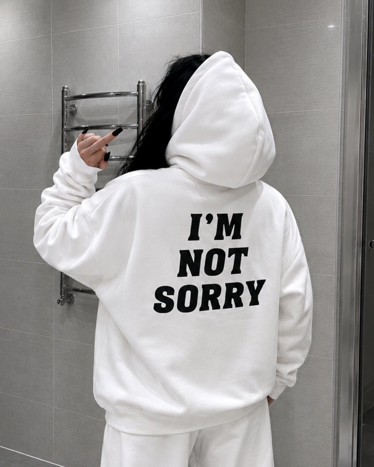 I'M NOT SORRY - Women Oversized Hoodie