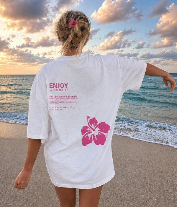 Enjoy - Women Oversized T-shirt