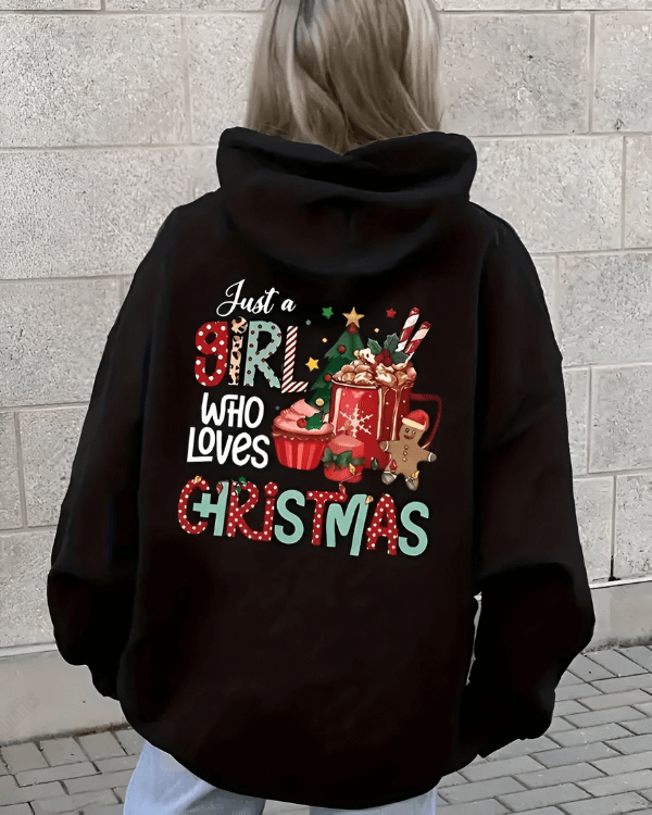 Just a girl who loves Christmas - Women Oversized Hoodie