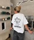 ESPRESSO - Women Oversized T-shirt