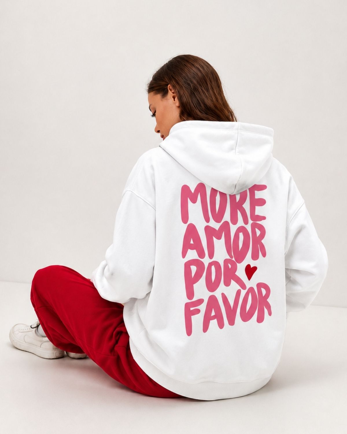 MORE AMOR POR FAVOR - Women Oversized Hoodie
