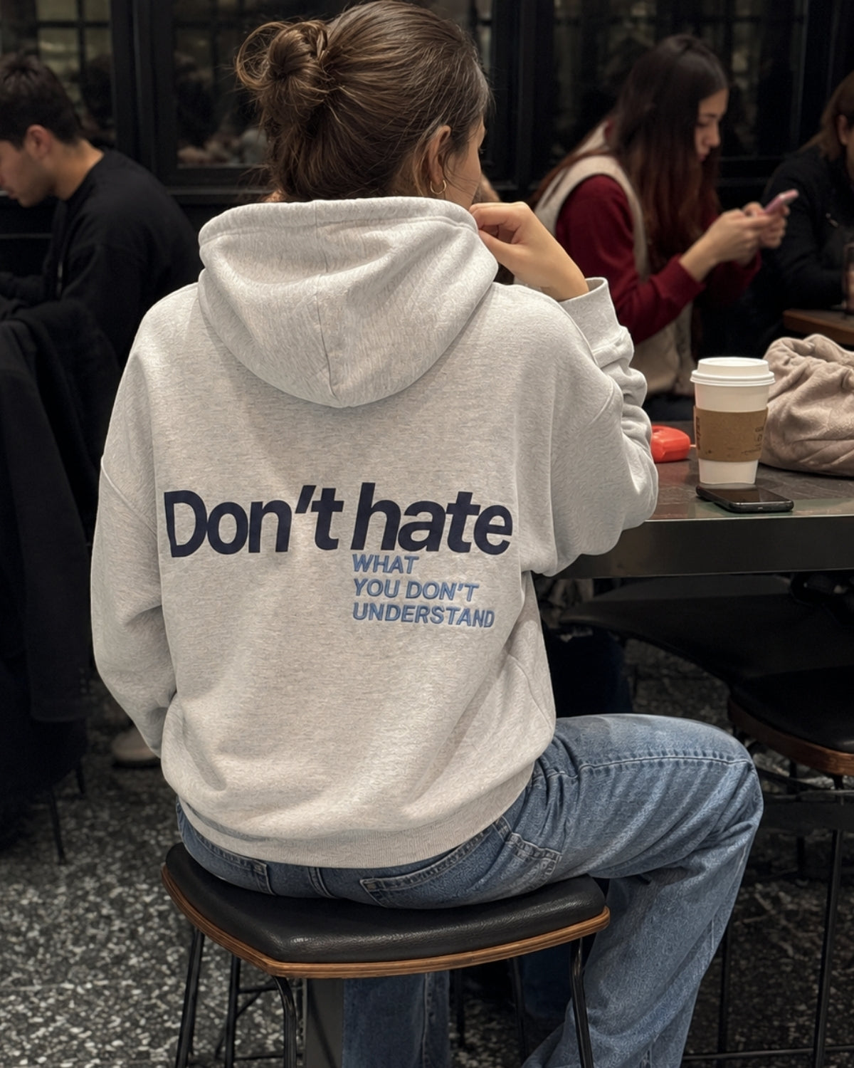 DON'T HATE - Women Oversized Hoodie
