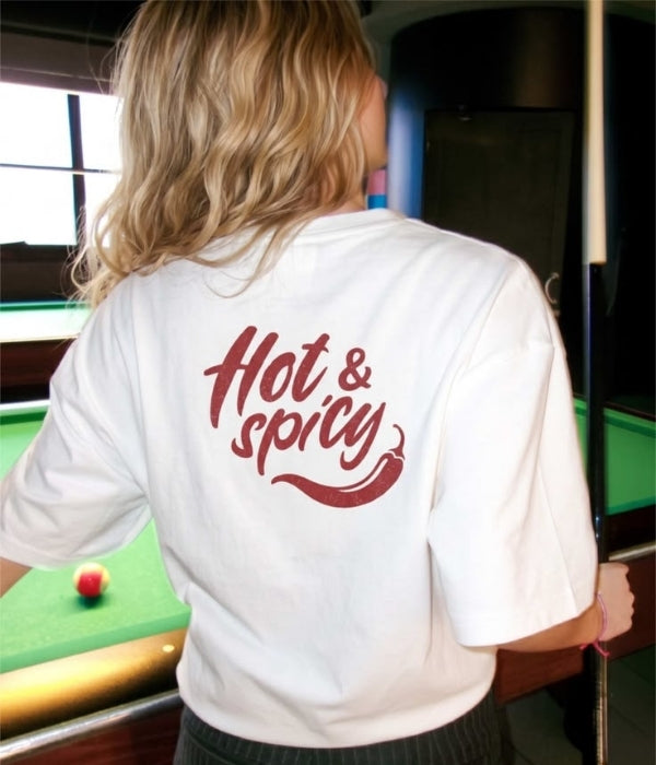 HOT & SPICY - Women Oversized T-shirt