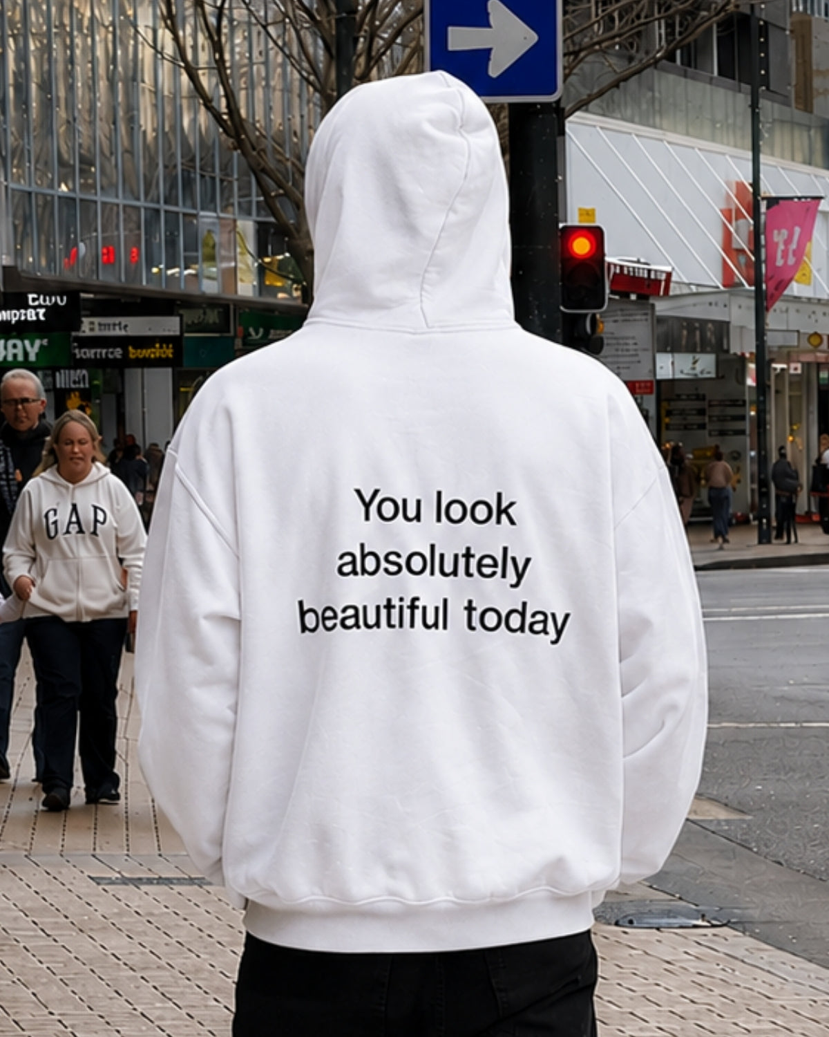 You look absolutely beautiful today - Oversized Hoodie [ Unisex ]